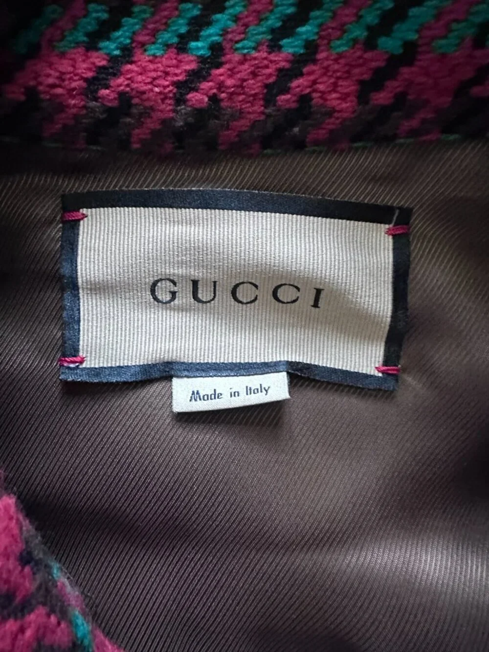 Gucci Men Plaid Jacket